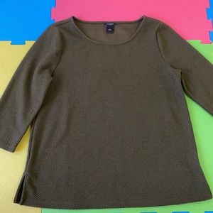 Ann Taylor Loft olive tunic